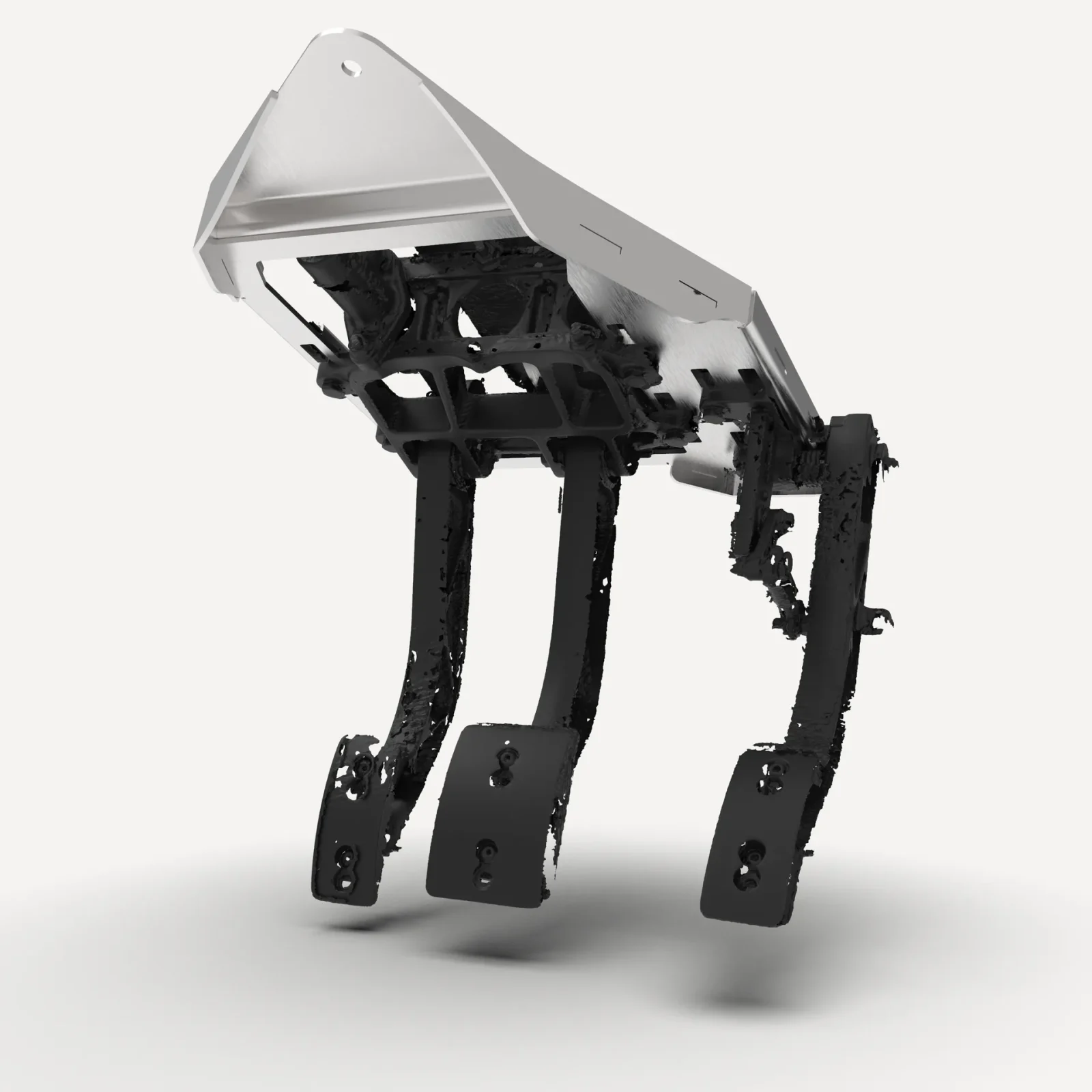 Pedal mount kit: master cylinder relocate