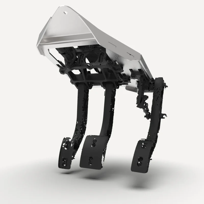 Pedal mount kit: master cylinder relocate